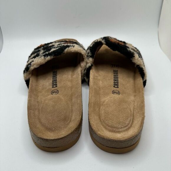 CUSHIONAIRE Women's Lonie Cork footbed Slide Sandal with +Comfort 8.5 CHEETAH - Picture 4 of 7